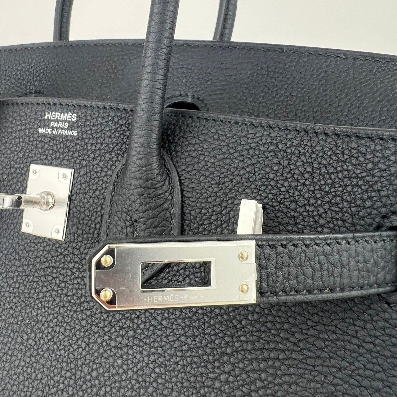 Birkin25 バーキン25 Black ブラック PHW シルバー金具 Togo トゴ Stamp-W W刻印