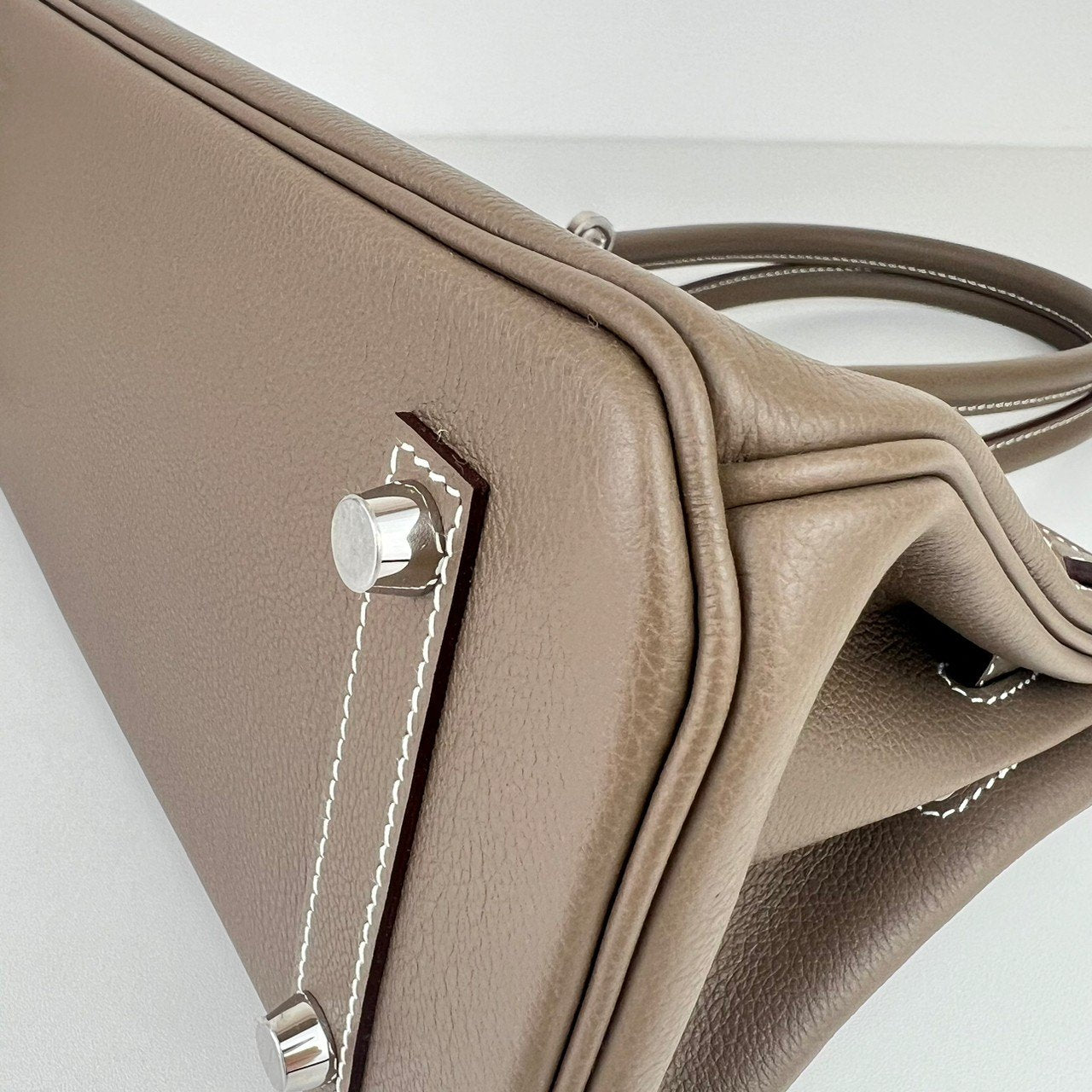 Shoulder birkin 29 ショルダーバーキン29 Etoupe エトープ PHW シルバー金具 Togo トゴ Stamp-W W刻印