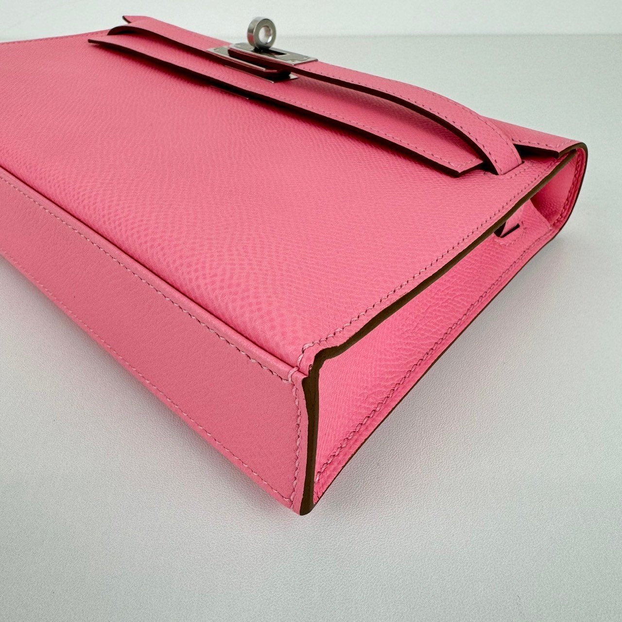 Kelly elan ケリーエラン Rose confetti ローズコンフェッティ Epsom エプソン PHW シルバー金具 Stamp-W W刻印