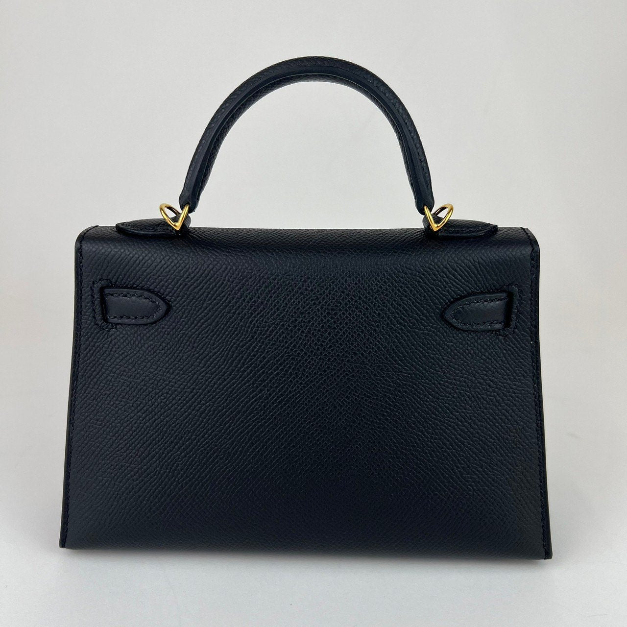 Mini kelly ミニケリー Black ブラック Epsom エプソン GHW ゴールド金具 Stamp-W W刻 レディースバッグ 2wayバッグ ショルダーバッグ ハンドバッグ