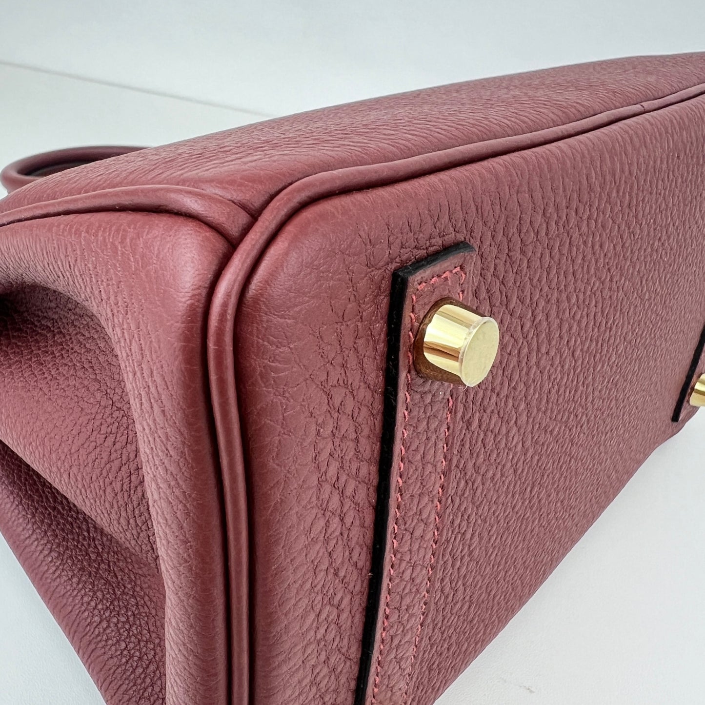 Birkin25 バーキン25 Rouge H ルージュアッシュ YG金具 Stamp-K K刻印 Togo トゴ