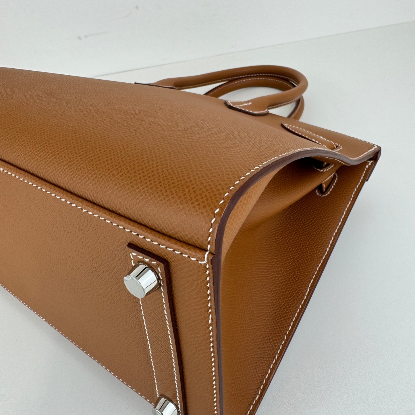 Birkin30 バーキン30 Gold ゴールド Epsom エプソン PHW シルバー金具 Stamp-W W刻印 ハンドバッグ