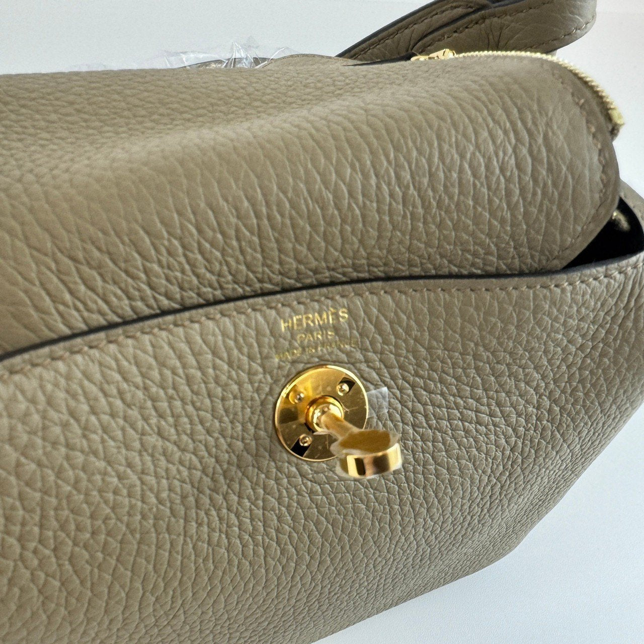 Lindy mini リンディミニ Beige Marfa ベージュマルファ GHW ゴールド金具 Clemence クレマンス W刻
