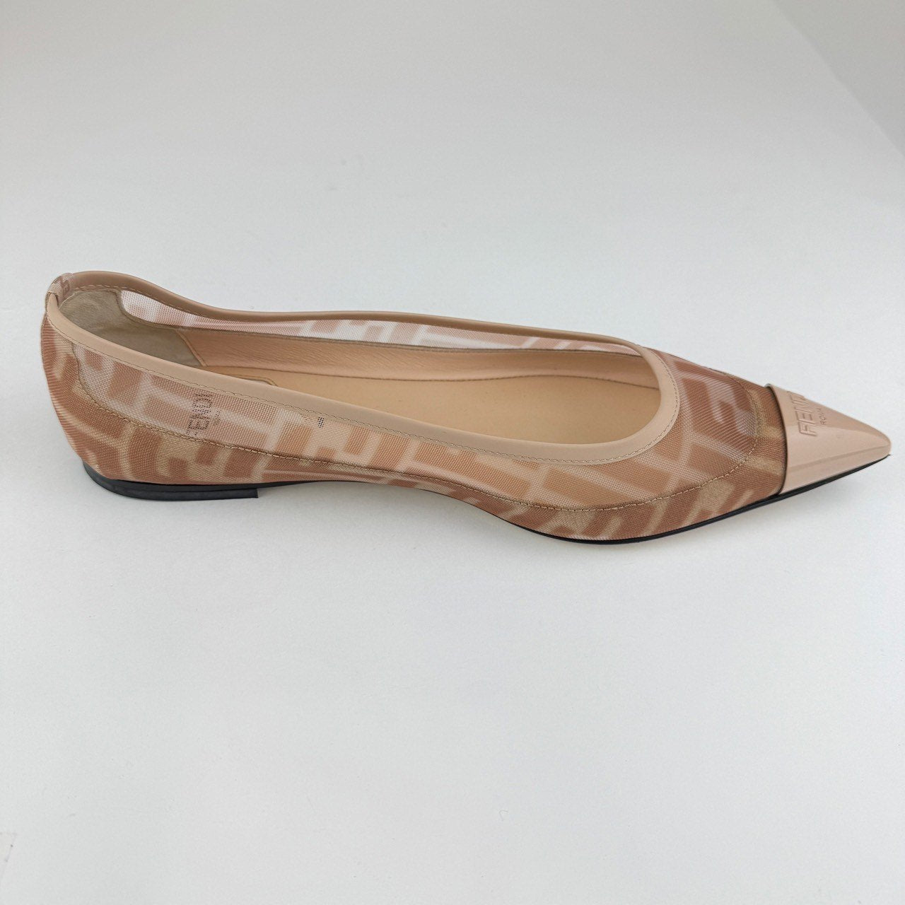 Colibri Pointed Toe Ballerina Flat コリブリ ポインテッドトゥ バレエフラット Pink ピンク ポリアミド カーフレザー ラムレザー サイズ37 24cm