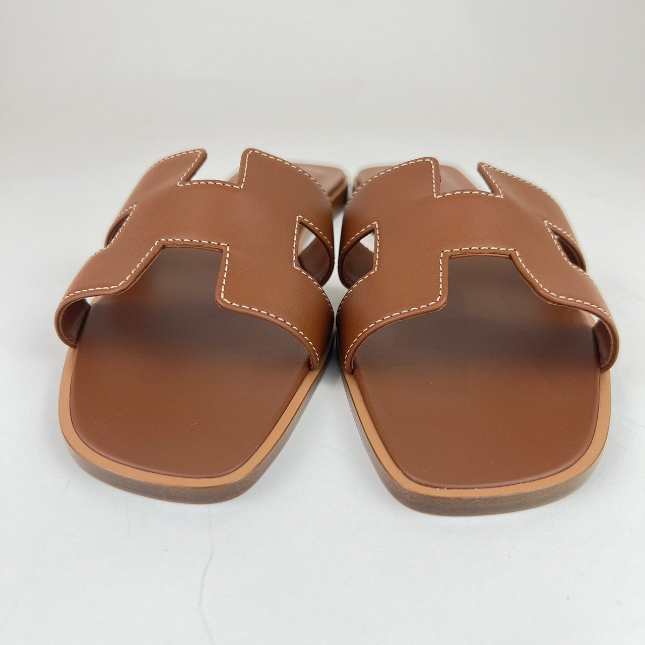 Oran オラン Gold ゴールド Calf カーフ 38.5(25cm) レディース フラット サンダル