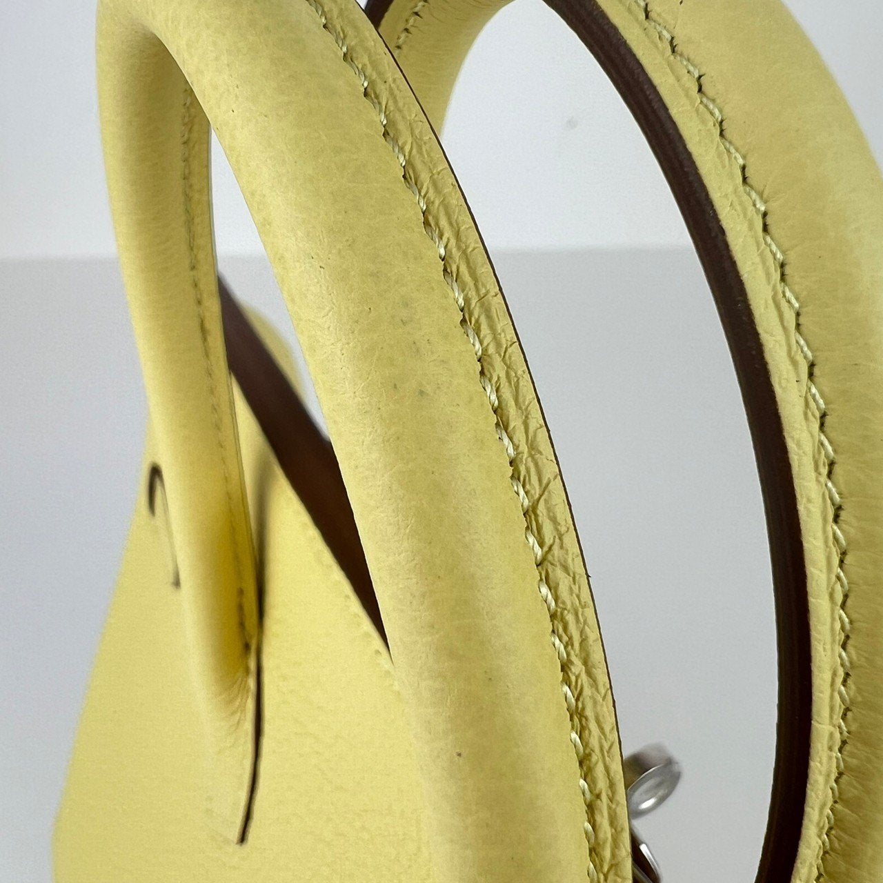 Birkin25 バーキン25 Jaune poussin ジョーヌプッサン PHW シルバー金具 Stamp-W W刻印
