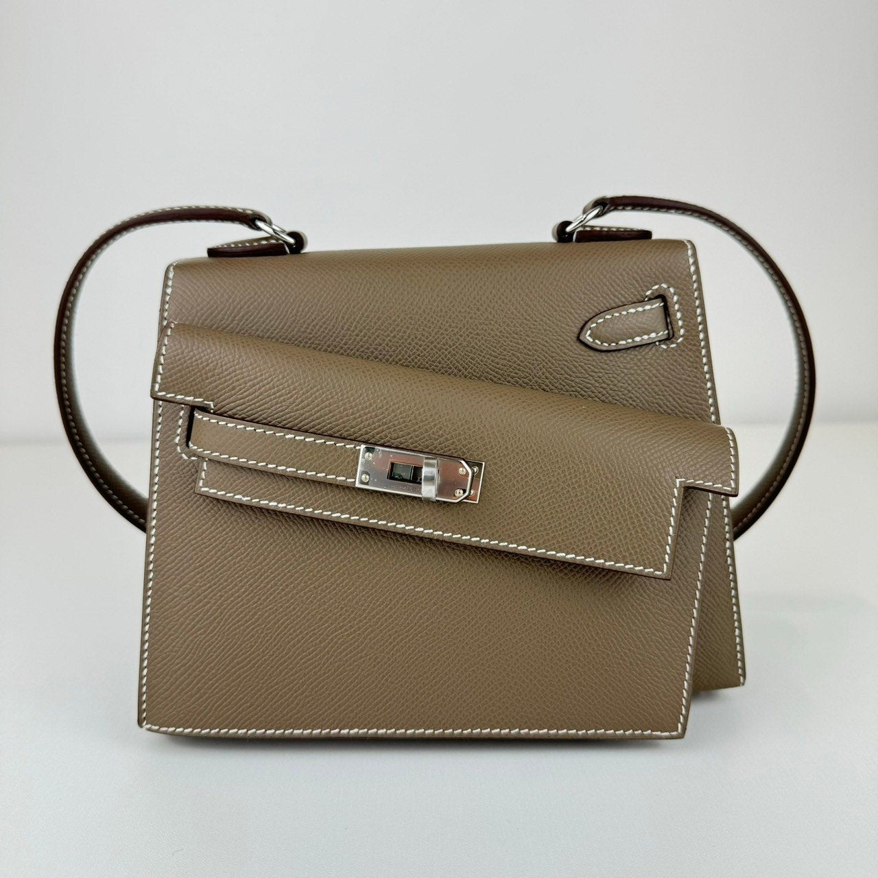 Kelly20 desorder ケリー20 ディスオーダー Etoupe エトープ Epsom エプソン PHW シルバー金具 Stamp-B B刻 レディースバッグ ショルダーバッグ