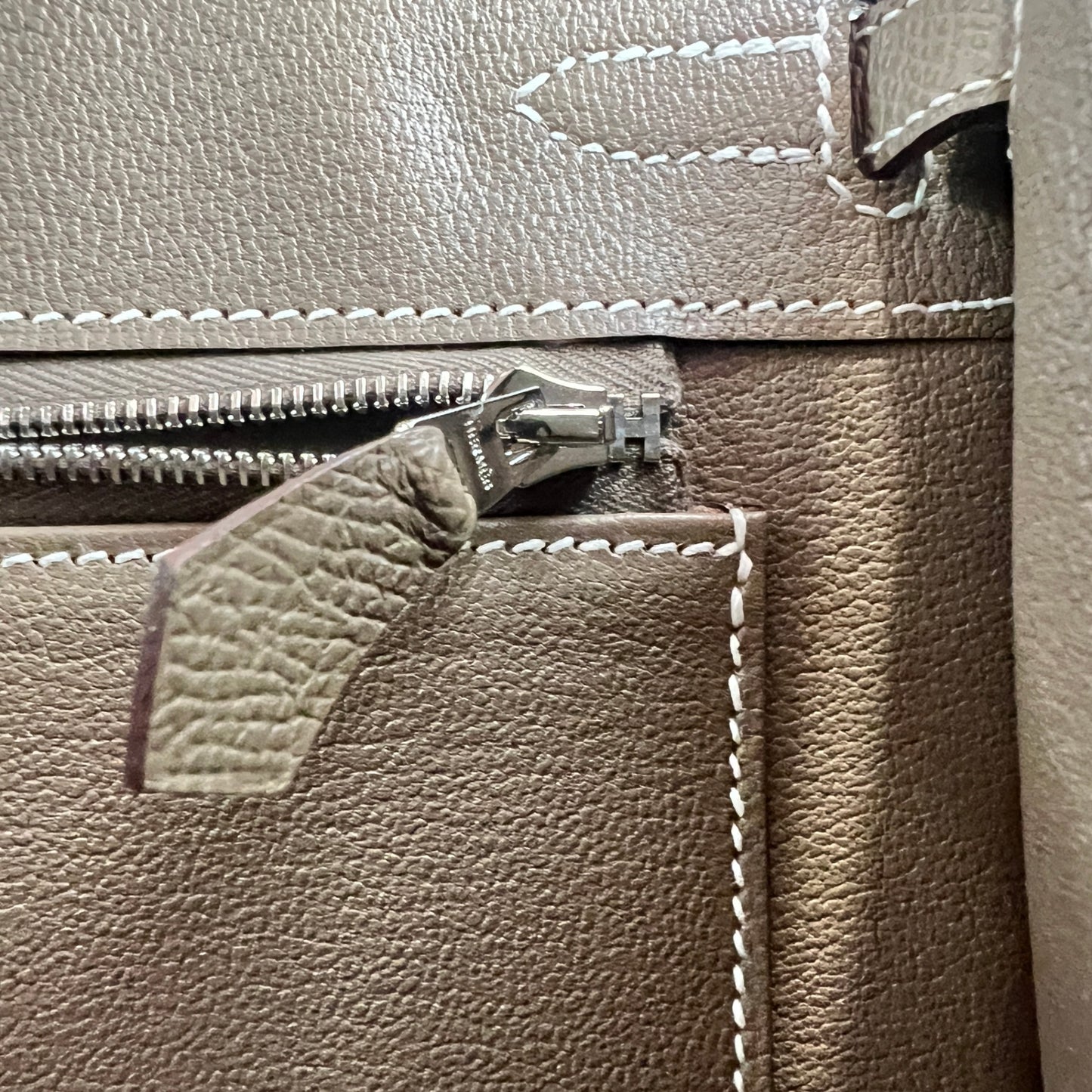 Birkin25 sellier バーキン25セリエ Etoupe エトープ SV金具 Stamp-W W刻印 Epsom エプソン