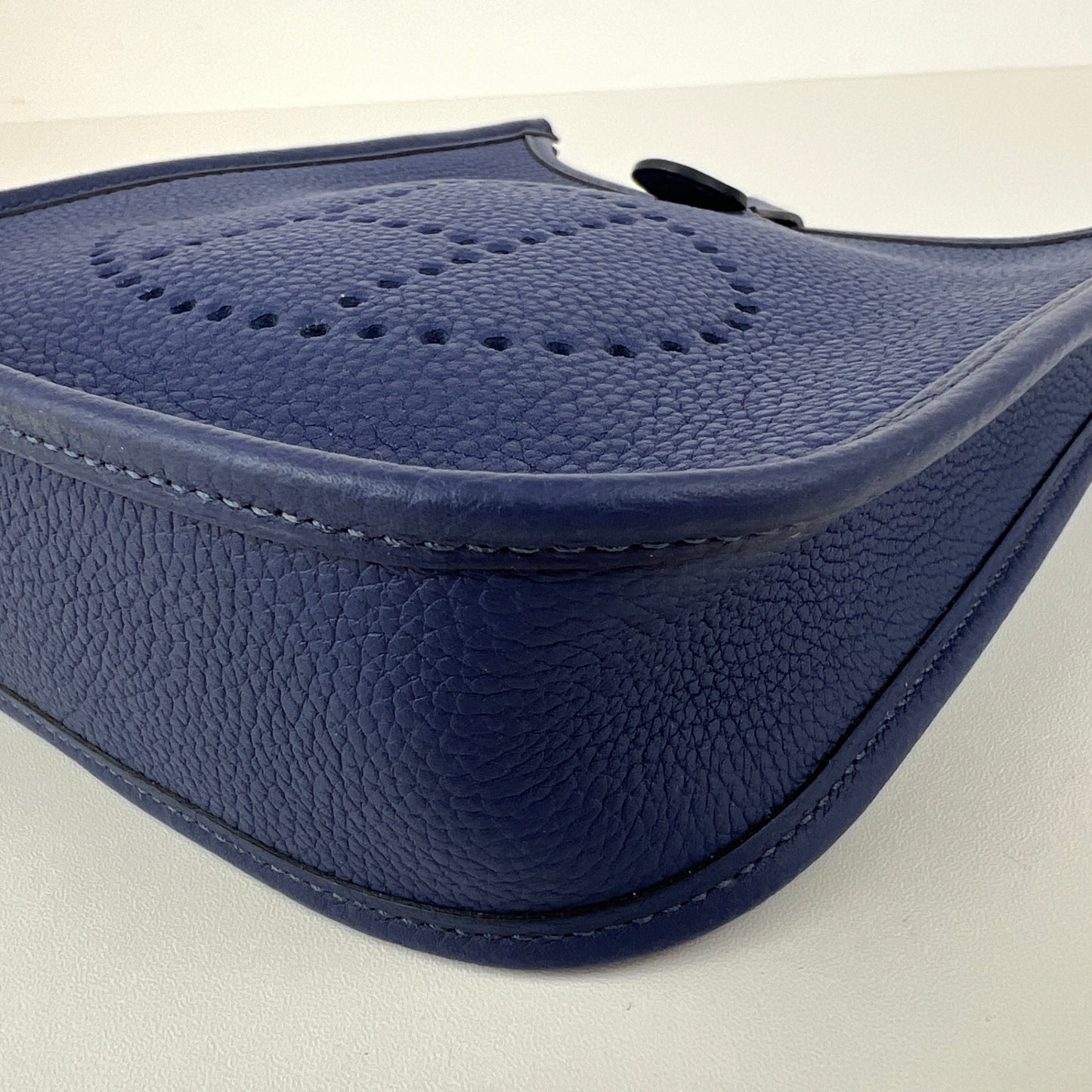 Evelyne TPM エブリンTPM Blue Saphir ブルーサフィール Taurillon Clemence トリヨンクレマンス PHW シルバー金具 Stamp-Z Z刻印