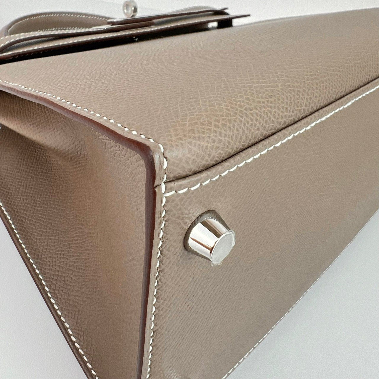 Kelly28 ケリー28 Etoupe エトープ Epsom エプソン PHW シルバー金具 Stamp-W W刻印