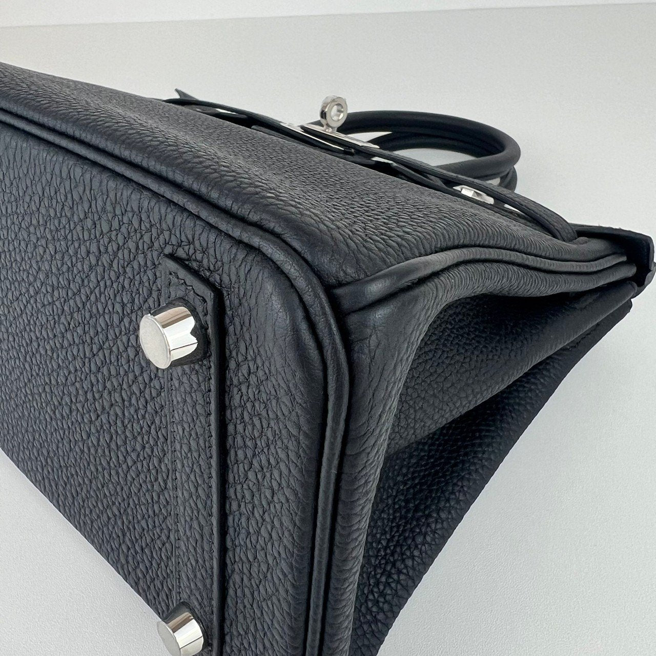 Birkin25 バーキン25 Black ブラック PHW シルバー金具 Togo トゴ Stamp-W W刻印