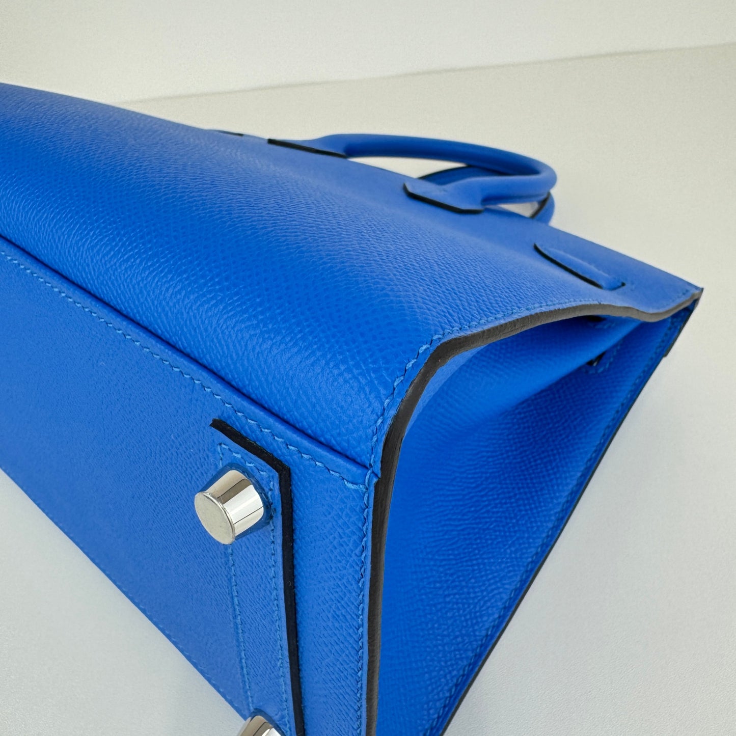 Hermès エルメス Birkin25 バーキン25 Stamp-K K刻印 Epsom エプソン Bleu hydra ブルーイドラ PHW シルバー金具