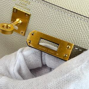 Kelly25 PO ケリー25 Gris asphalte/Craie グリスアスファルト/クレ Epsom エプソン GHW ゴールド金具 U刻