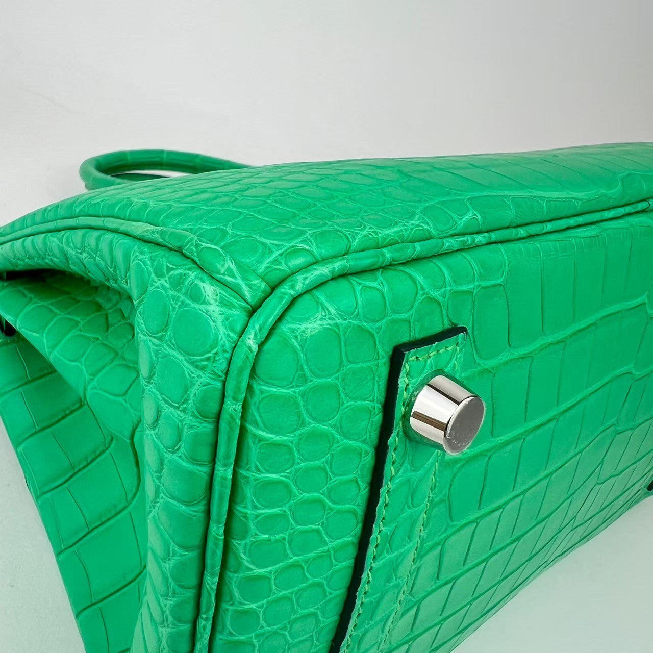 Birkin25 バーキン25 Vert comic ヴェールコミック PHW シルバー金具 Stamp-B B刻印