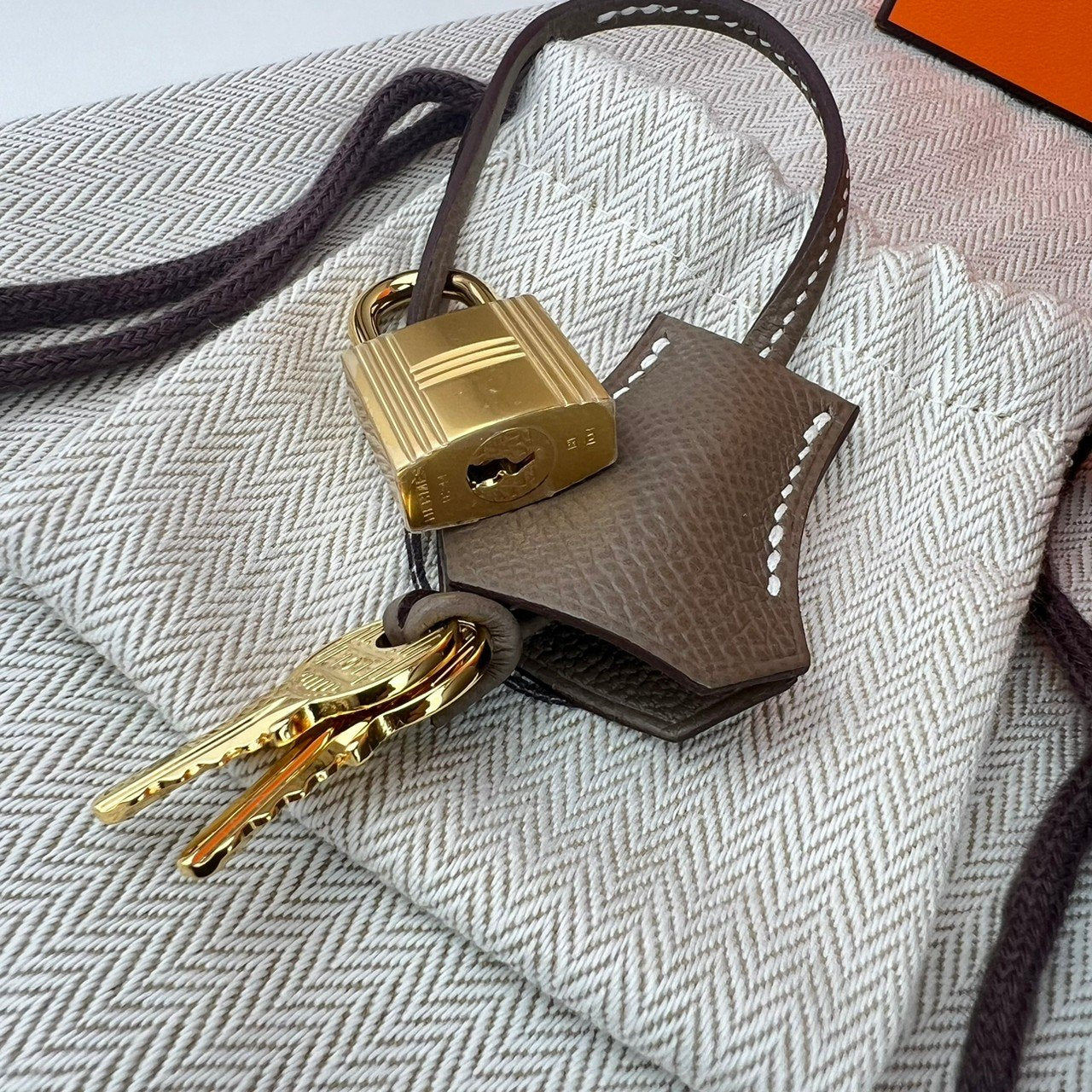Birkin25 Sellier バーキン25セリエ Etoupe エトープ GHW ゴールド金具 Epsom エプソン Stamp-W W刻印 ハンドバッグ レディースバッグ