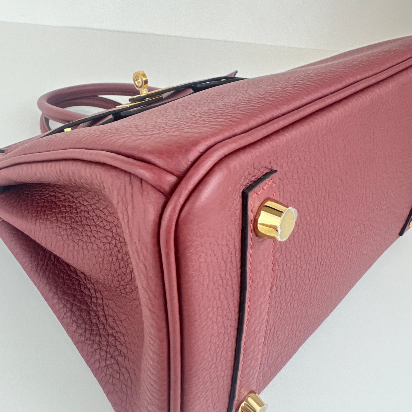 Birkin25 バーキン25 Rouge H ルージュアッシュ Togo トゴ GHW ゴールド金 Stamp-W W刻印
