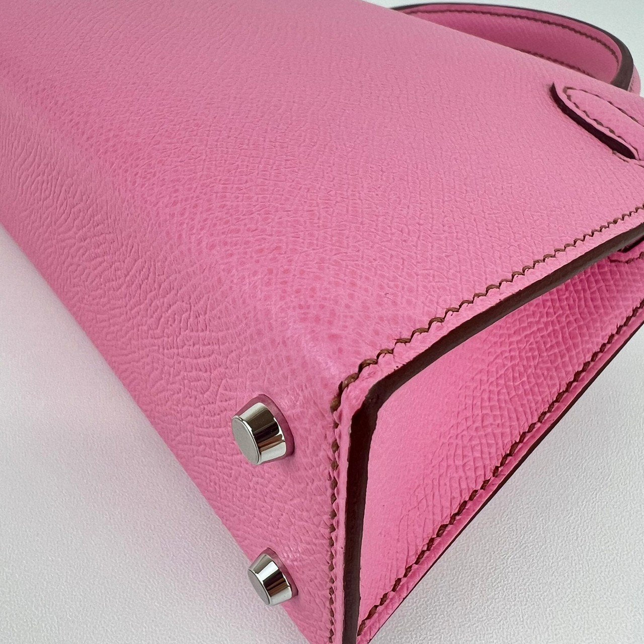 Mini kelly ミニケリー Bubblegum バブルガム PHW シルバー金具 Epsom エプソン Stamp-B B刻印
