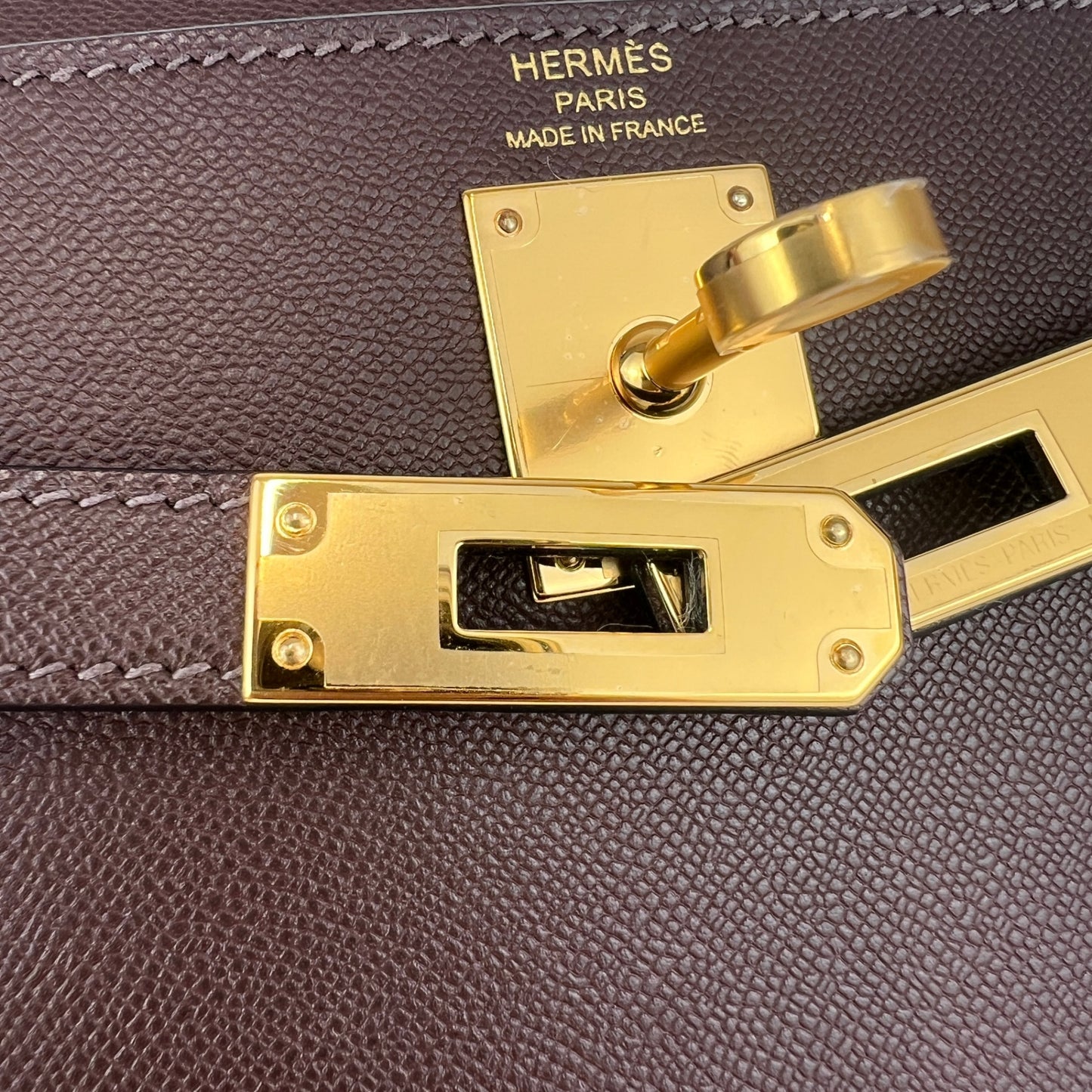 Hermès エルメス Kelly elan ケリーエラン Stamp-W W刻印 Madame マダム Havane ハバナ GHW ゴールド金具
