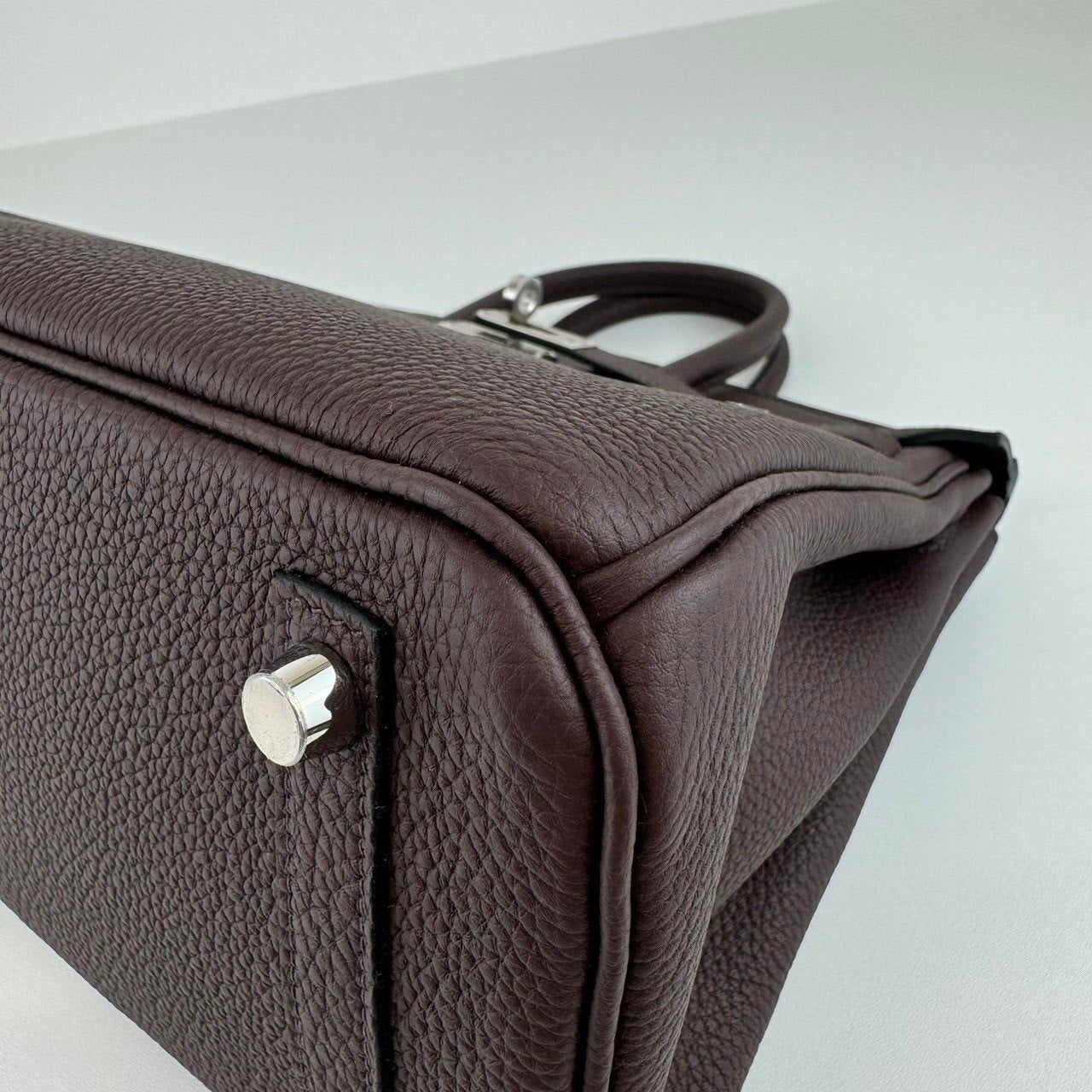 Birkin25 バーキン Rouge sellier ルージュセリエ Togo トゴ PHW シルバー金具 Stamp-W W刻印