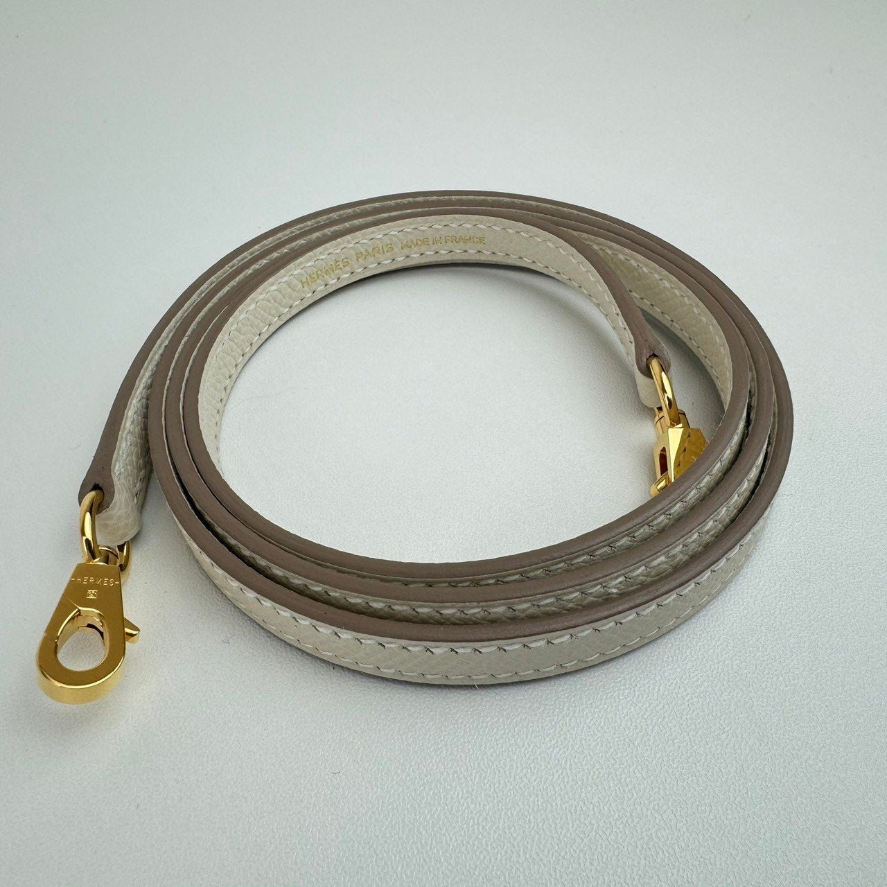 Mini kelly ミニケリー Craie クレ ゴールド金具 W刻 ハンドバッグ Epsom エプソン