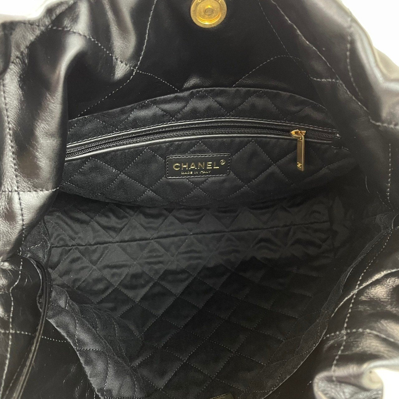 CHANEL22 シャネル22 Black ブラック GHW ゴールド金具 レディース チェーンバッグ