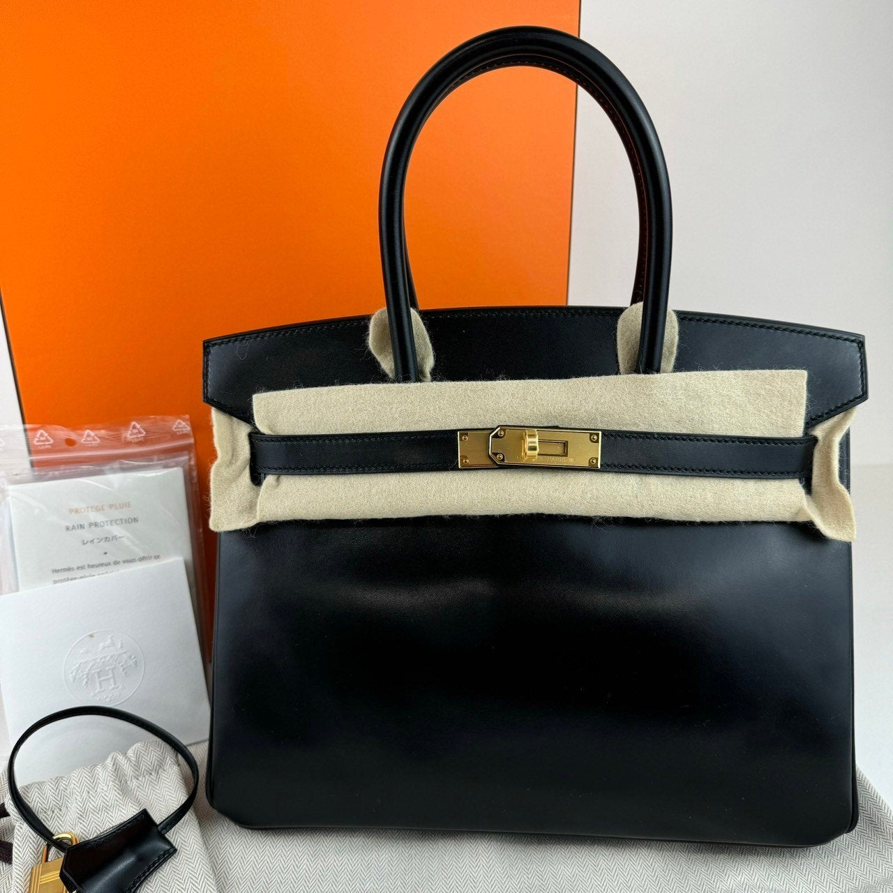 Birkin30 バーキン30 Black ブラック Box calf ボックスカーフ GHW ゴールド金具 Stamp-D D刻印