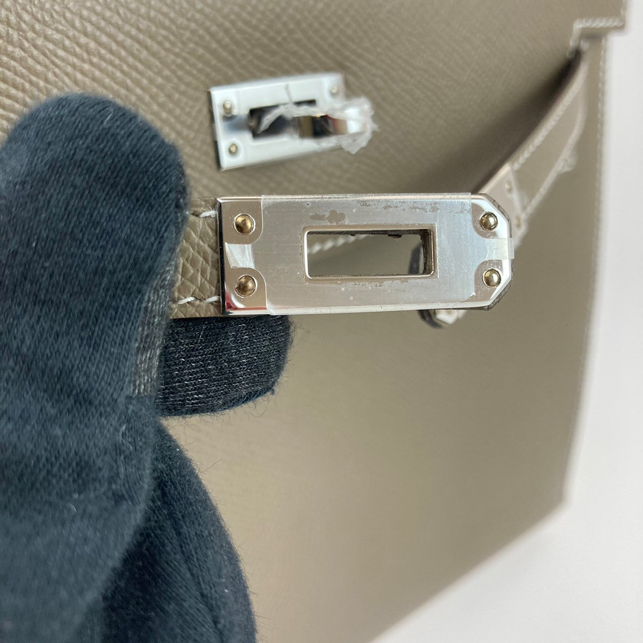 HERMES エルメス Kelly 25 ケリー25 Etoupe エトープEpsom エプソンシルバー金具 Z刻印
