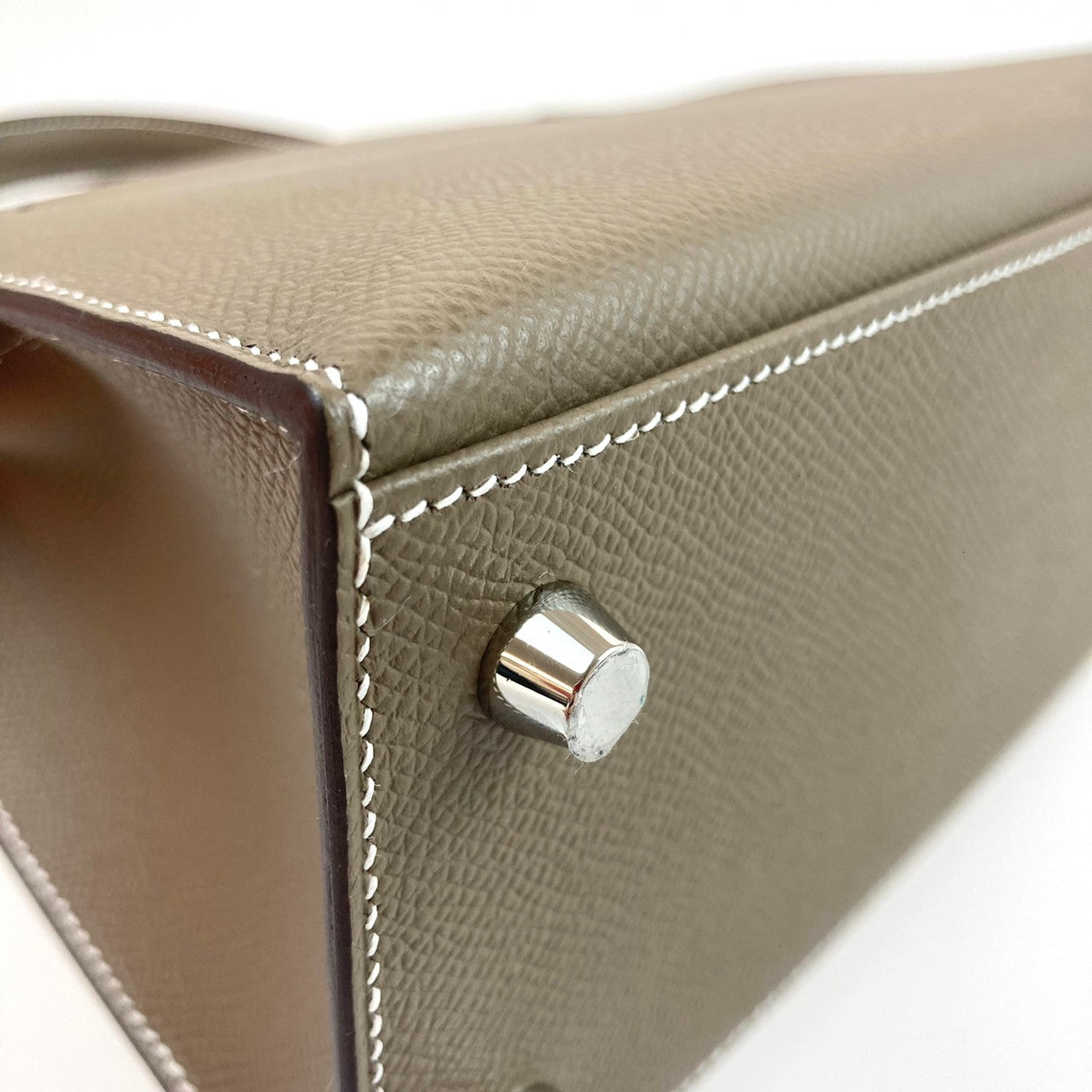 HERMES エルメス Kelly 25 ケリー25 Etoupe エトープEpsom エプソンシルバー金具 Z刻印