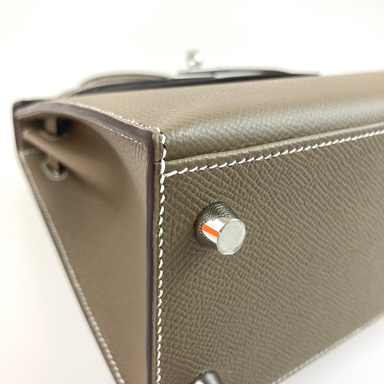 HERMES エルメス Kelly 25 ケリー25 Etoupe エトープEpsom エプソンシルバー金具 Z刻印