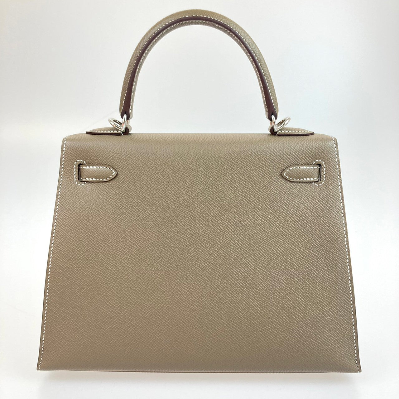 HERMES エルメス Kelly 25 ケリー25 Etoupe エトープEpsom エプソンシルバー金具 Z刻印