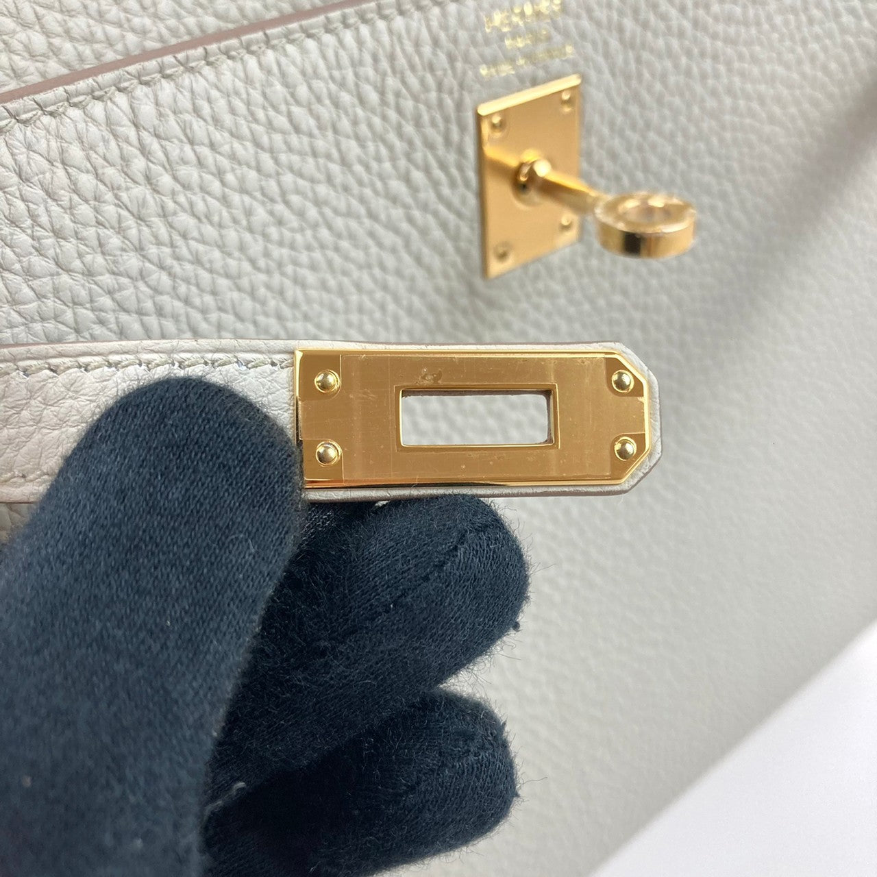 HERMES エルメス Kelly 25 ケリー25 Beton ベトン Togo トゴ ゴールド金具 U刻印