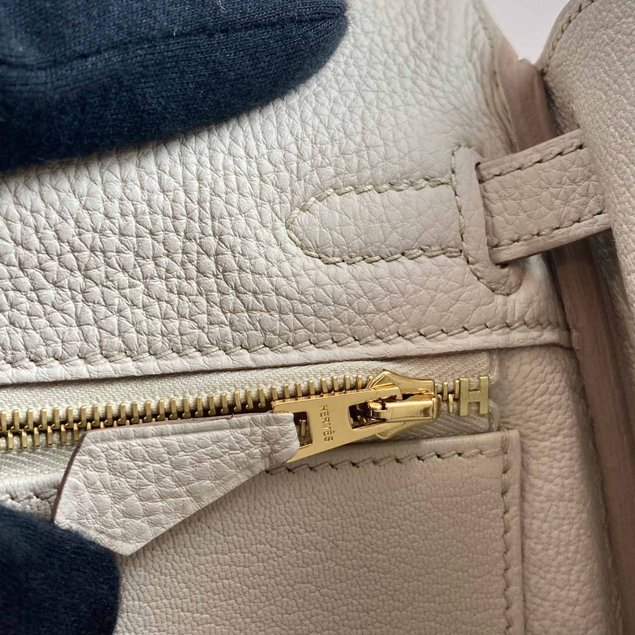HERMES エルメス Kelly 25 ケリー25 Beton ベトン Togo トゴ ゴールド金具 U刻印