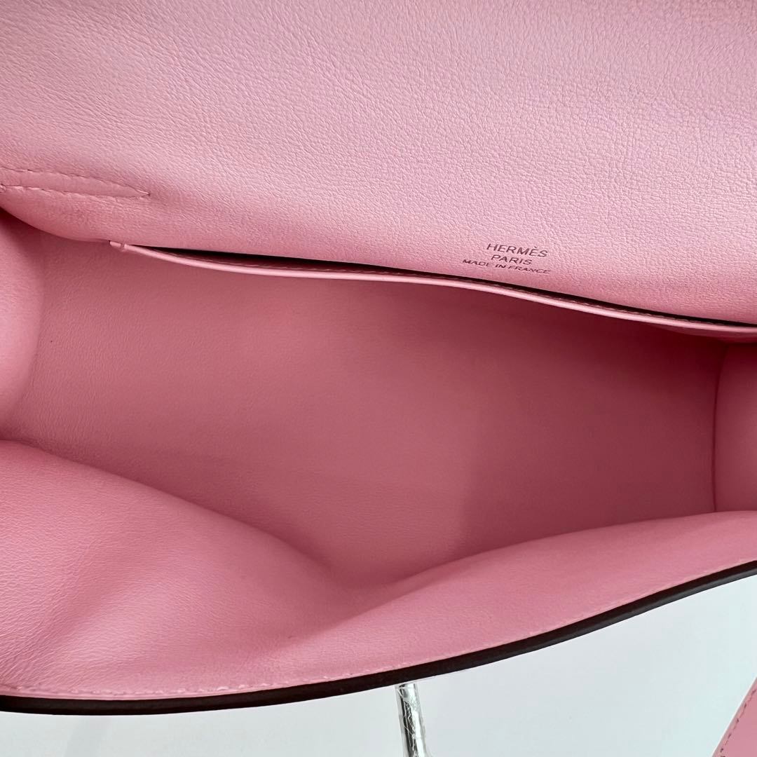 Pochette kelly ポシェットケリー Rose Sakura ローズサクラ PHW シルバー金具 Z刻