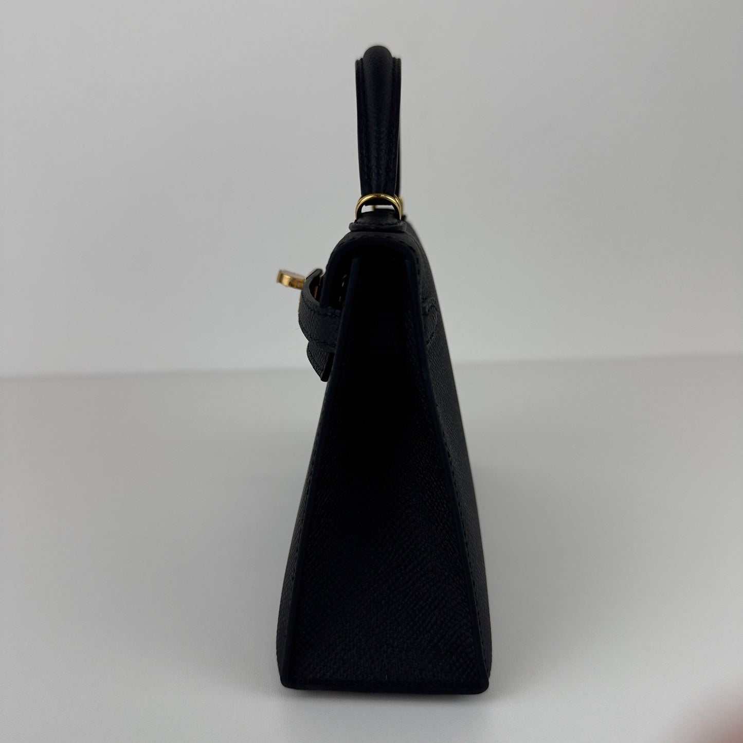 Mini kelly ミニケリー Black ブラック Epsom エプソン GHW ゴールド金具 Stamp-W W刻印