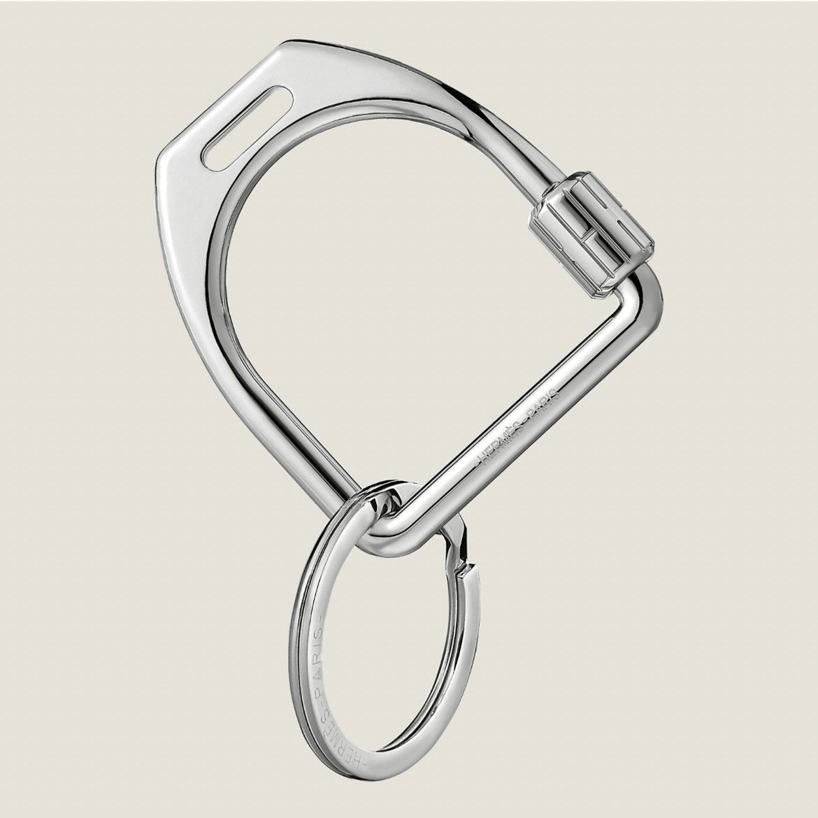 キーホルダー Porte-cles Etrier エトリエ シルバー キーリング