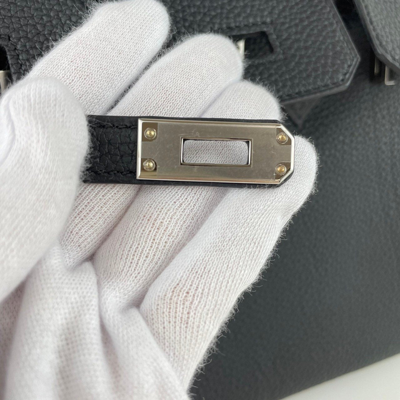 Birkin25 バーキン25 Black ブラック Togo トゴ PHW シルバー金具 Stamp-W W刻印