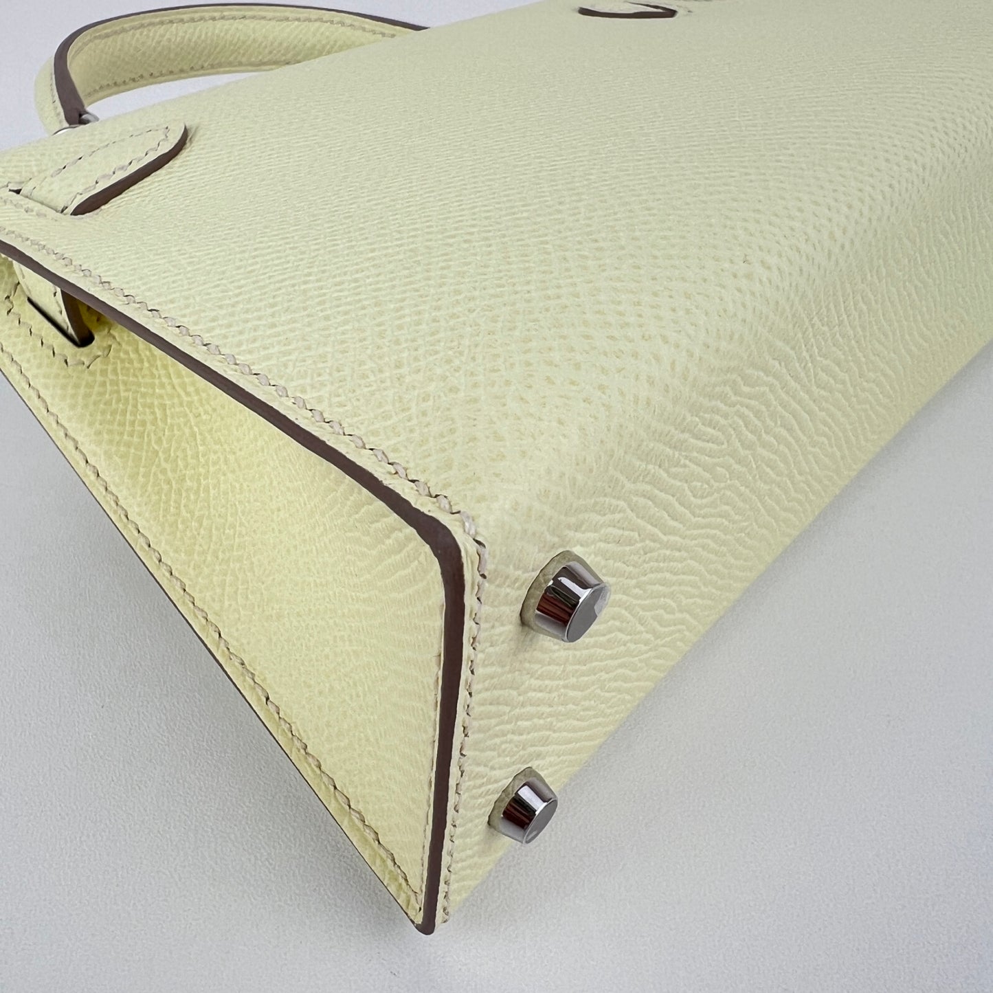 Mini kelly ミニケリー Jaune milton ジョーヌミルトン EHW エレクトラム金具 Epsom エプソン Stamp-W W刻印