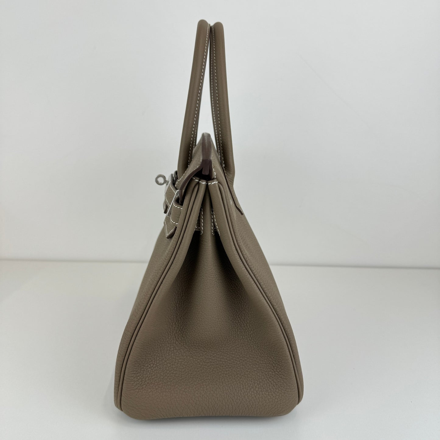 Birkin30 バーキン30 Etoupe エトープ Togo トゴ PHW シルバー金具 Stamp-W W刻印 ハンドバッグ