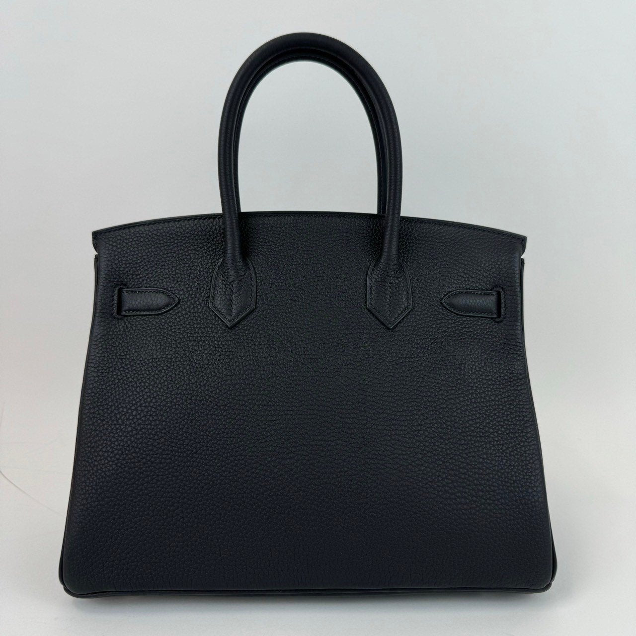 Birkin30 バーキン30 Noir ノワール Togo トゴ PHW シルバー金具 B刻