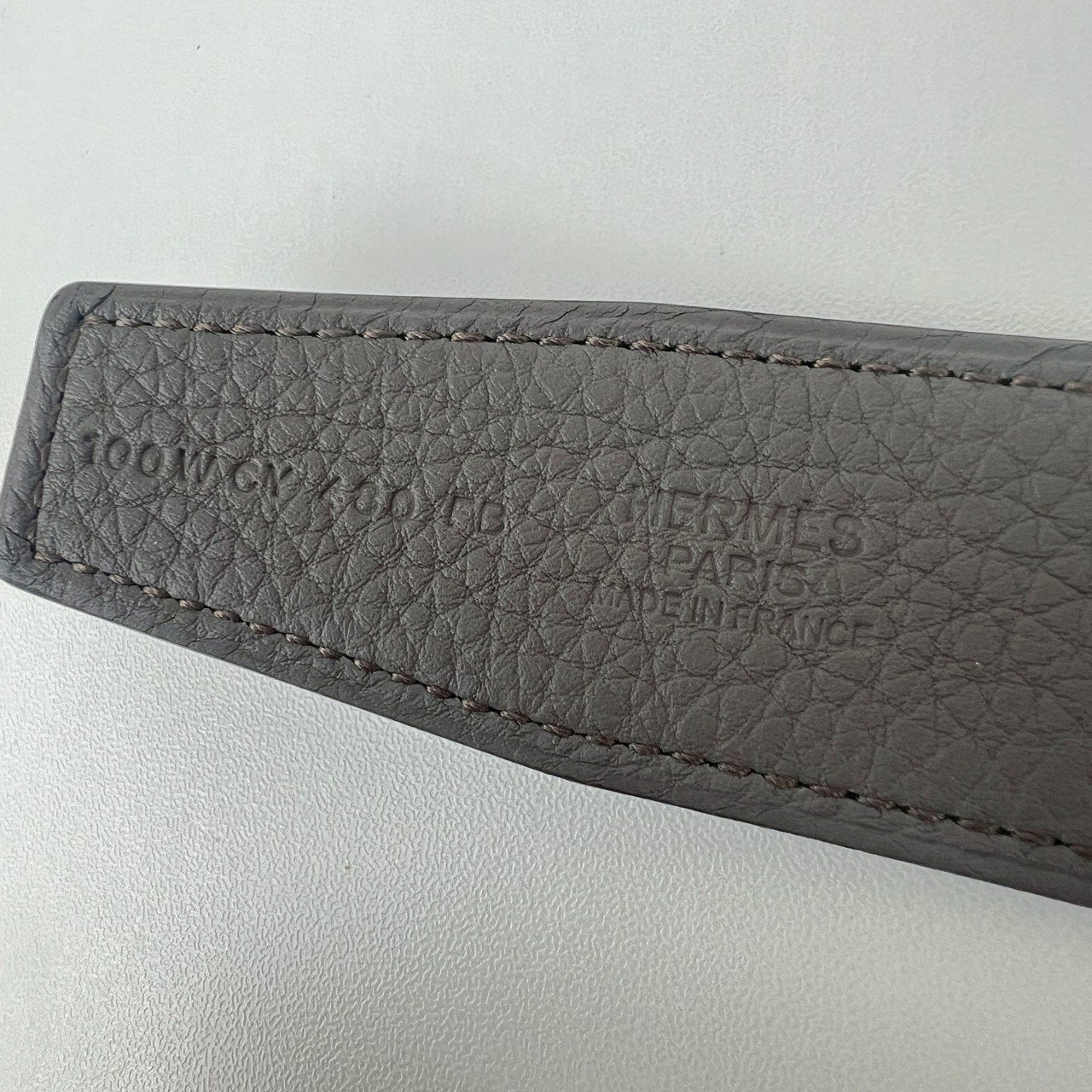 Ceinture H boucleArgent Cuir seul de ceinture H #100 Black/Etain Hベルトバックル リバーシブルベルトレザー Black ブラック/Etain エタン