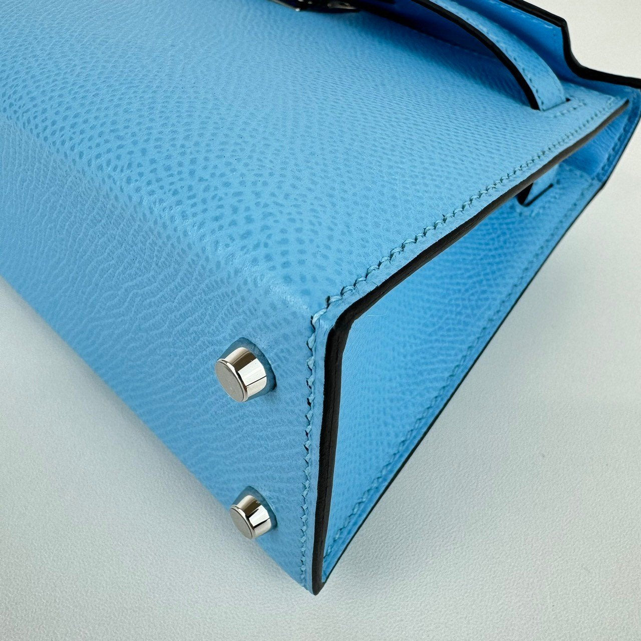 Mini kelly ミニケリー Celeste セレステ Epsom エプソン PHW シルバー金具 Stamp-B B刻印