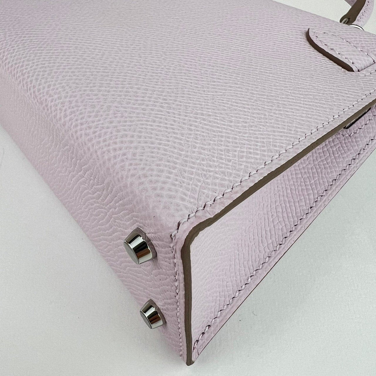 Mini kelly ミニケリー Mauve pale モーヴパール PHW シルバー金具 Epsom エプソン B刻