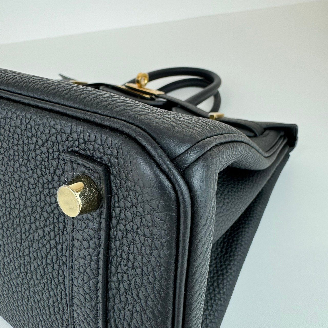 Birkin25 バーキン25 Black ブラック GHW ゴールド金具 W刻印 Togo トゴ