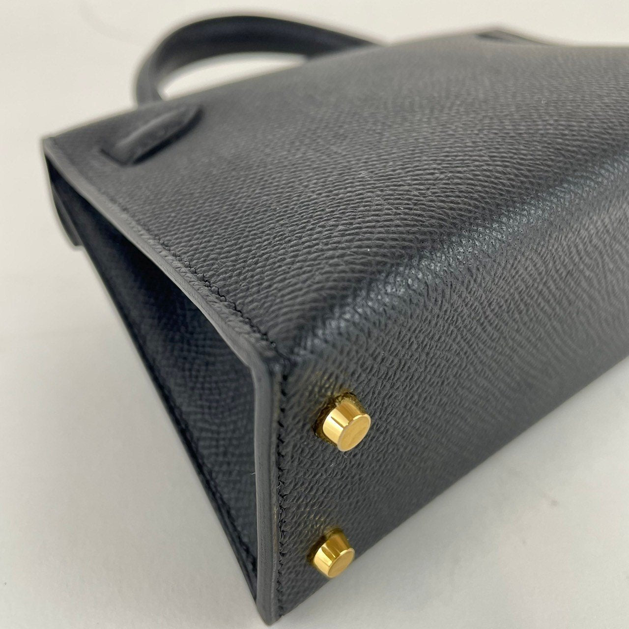 Mini kelly ミニケリー Black ブラック Epsom エプソン ゴールド金具 B刻 ショルダーバッグ レディースバッグ
