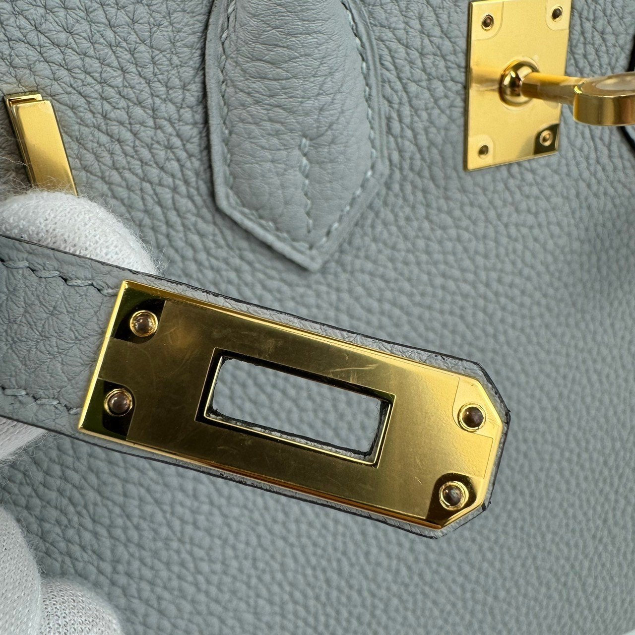 Birkin25 バーキン25 Blue glacier ブルーグラシエ GHW ゴールド金具 Togo トゴ Stamp-W W刻