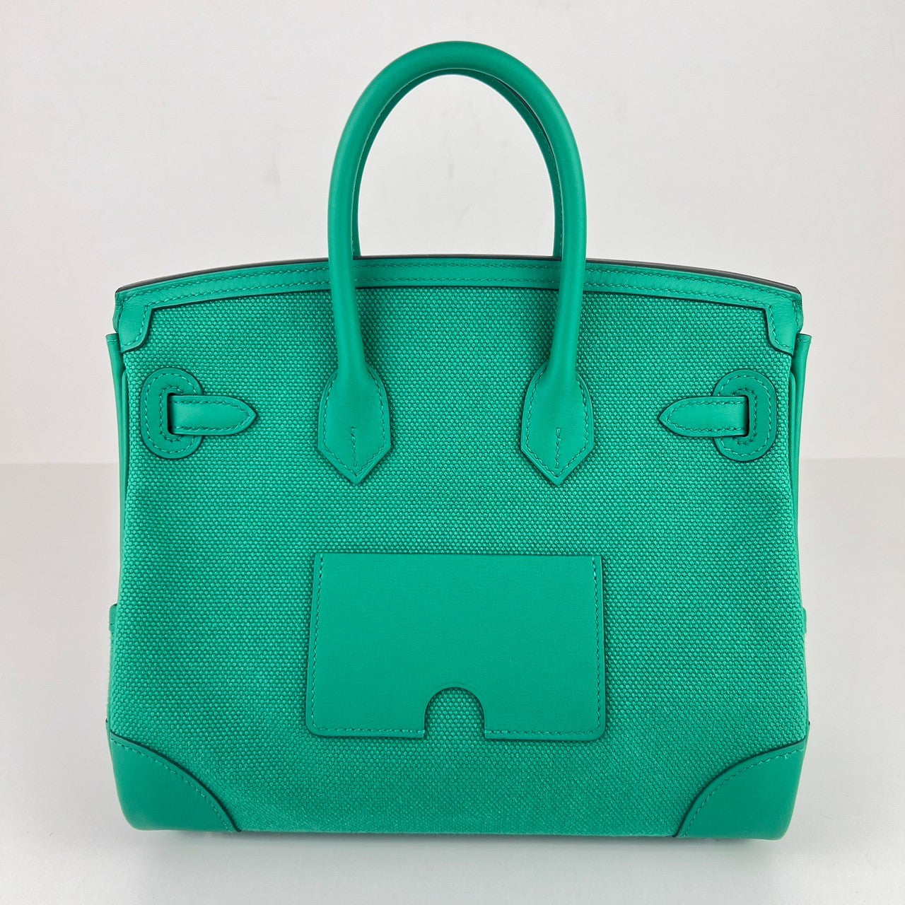 Birkin25 Cargo バーキン25 カーゴ Vert vertigo ヴェールヴェルティゴ W刻印 Toile gieland/Swift PHW シルバー金具