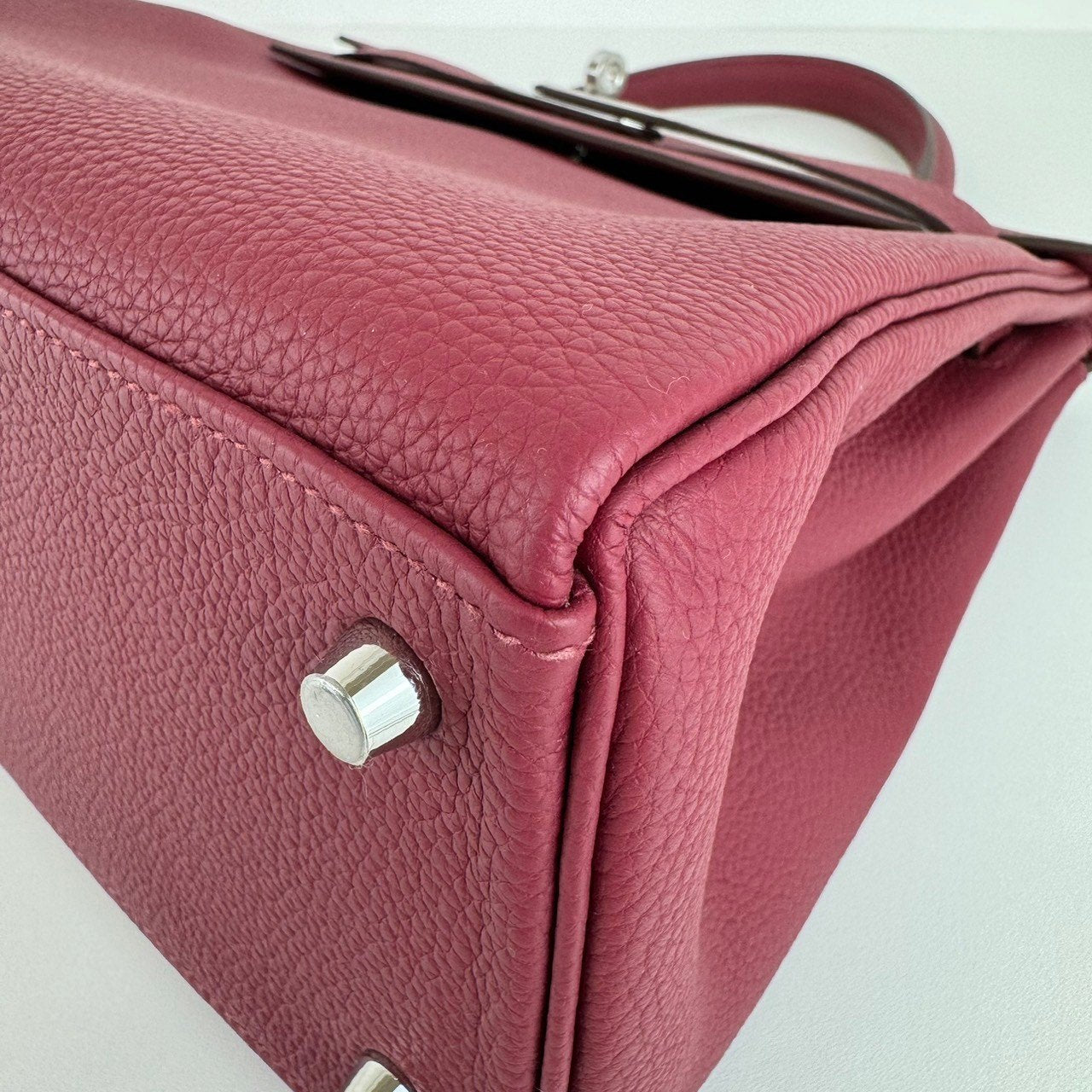 Kelly25 ケリー28 Ruby ルビー PHW シルバー金具 Stamp-B B刻印 Togo トゴ