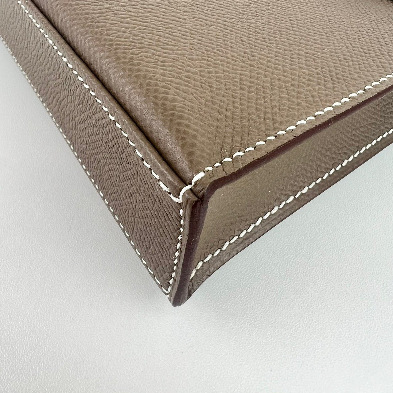 Kelly Elan ケリーエラン Etoupe エトープ GHW ゴールド金具 Epsom エプソン Stamp-W W刻印