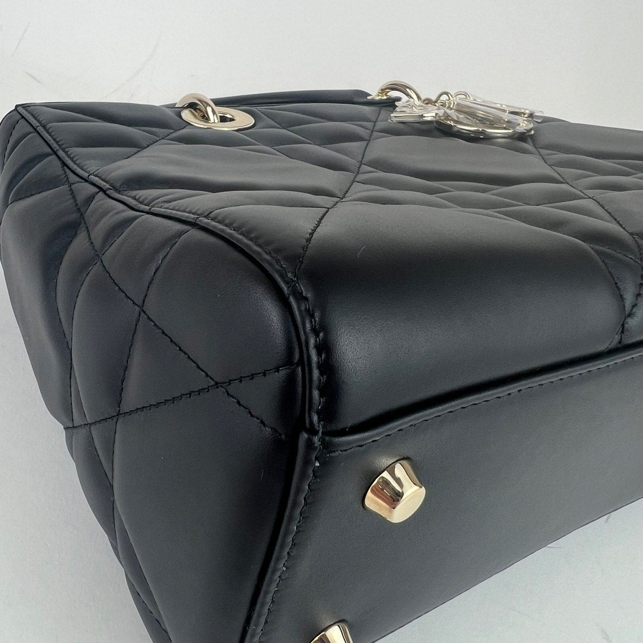 Lady D-Sire レディ ディーサイア ミディアム Black ブラック ゴールド金具 カーフスキン M1152OHOW_M900