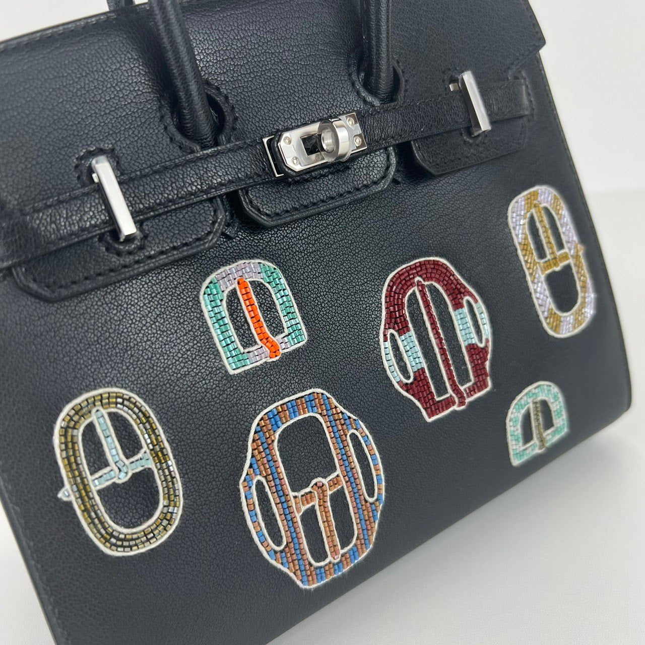Birkin20 bouclerie moderne casaques バーキン20 ブークレリー モデルヌ カザック Black ブラック Chevre シェーブル PHW シルバー金具 Stamp-W W刻印